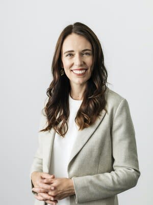 The Honorable Jacinda Ardern, former Prime Minister of New Zealand, Energy Disruptors: UNITE, October 1 and 2, 2024, in Calgary, Alberta.  Photo credit: Jane Ussher.  (CNW Group/Energy Disruptors: UNITE)