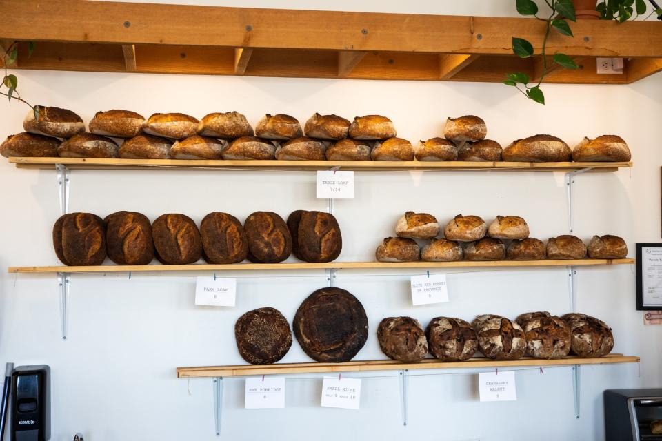 We'll take one of each homemade loaf from Sprout.