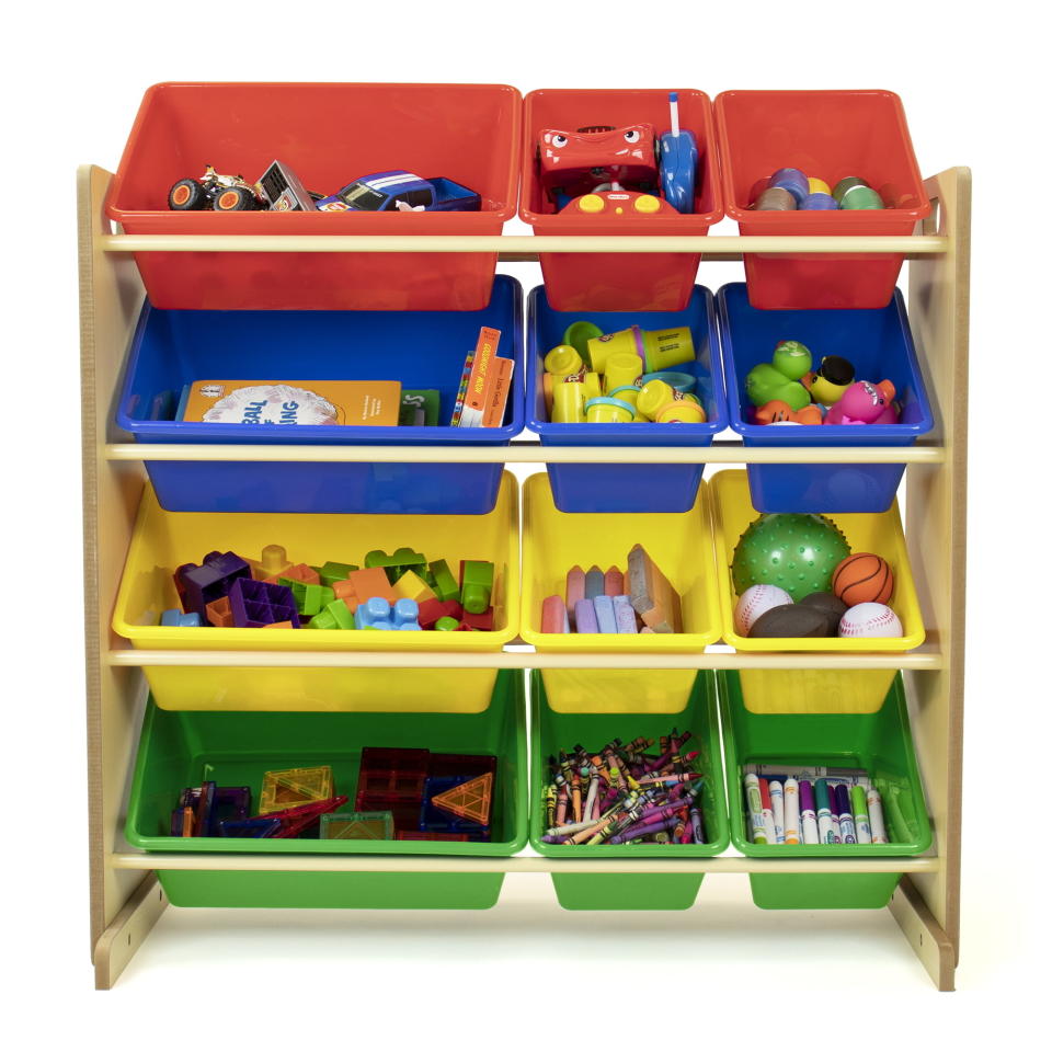 The organizer with toys inside