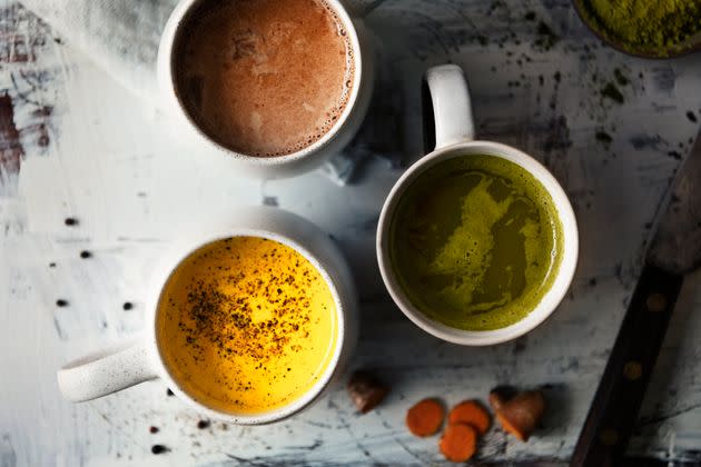 Golden turmeric milk and other spiced beverages are morning-time favorites for a reason. (Photo: Monica Bertolazzi via Getty Images)