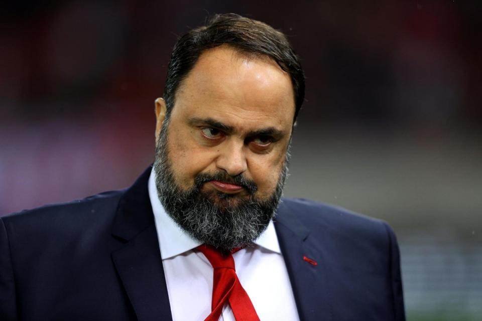 Evangelos Marinakis has made his anger towards officials clear (Getty Images)