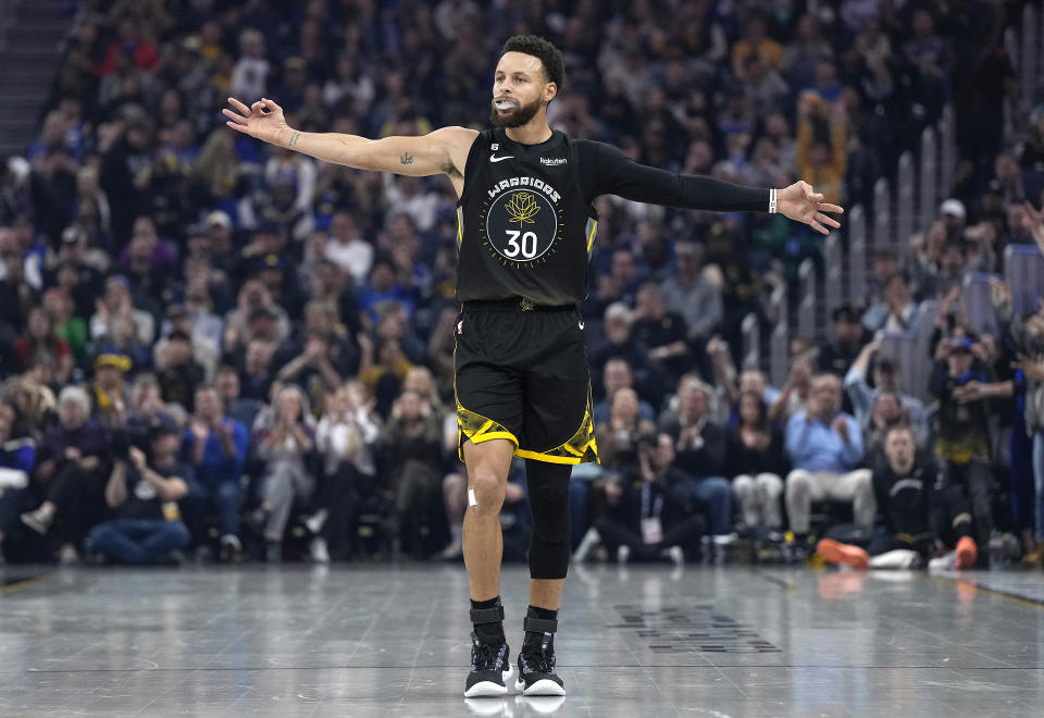 金州勇士球星Stephen Curry。（NBA Photo by Thearon W. Henderson/Getty Images）
