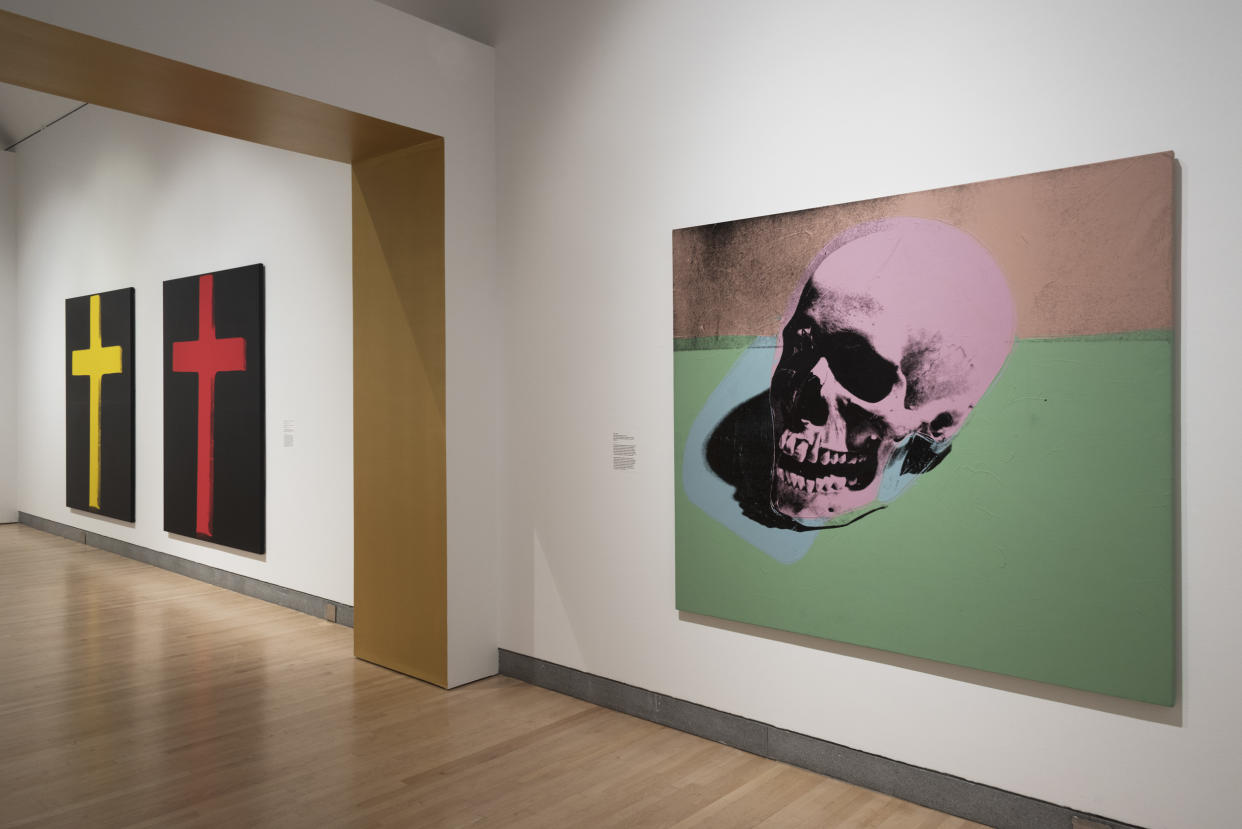 Installation view, Andy Warhol: Revelation. Brooklyn Museum Nov. 19, 2021 - June 19, 2022. (Jonathan Dorado / Brooklyn Museum)