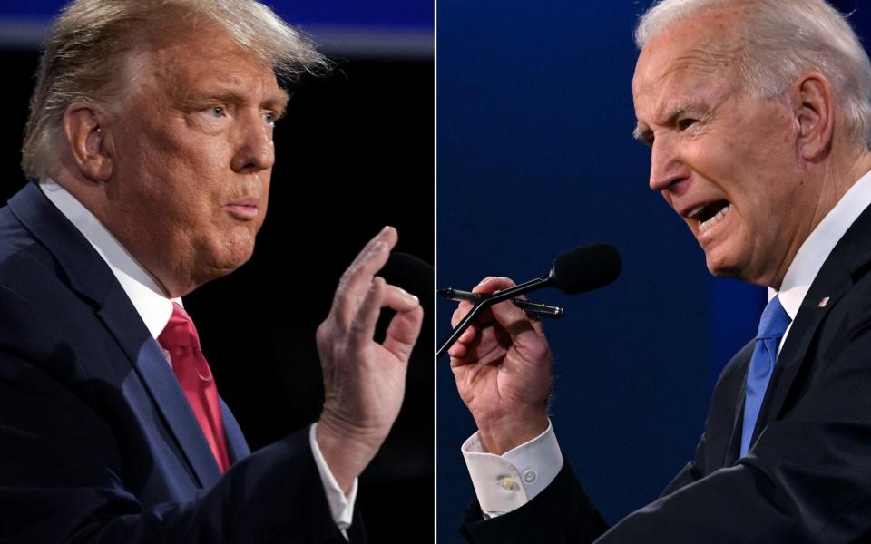 Donald Trump and Joe Biden