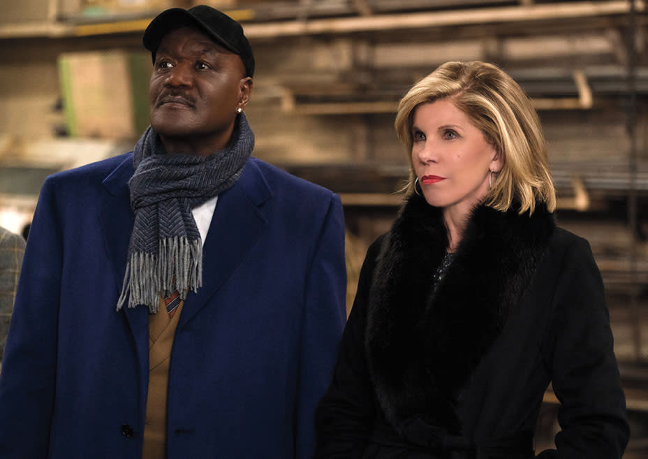 Adrian Boseman (Delroy Lindo) and Diane Lockhart (Christine Baranski) in <em><span>The Good Fight</span>.</em>