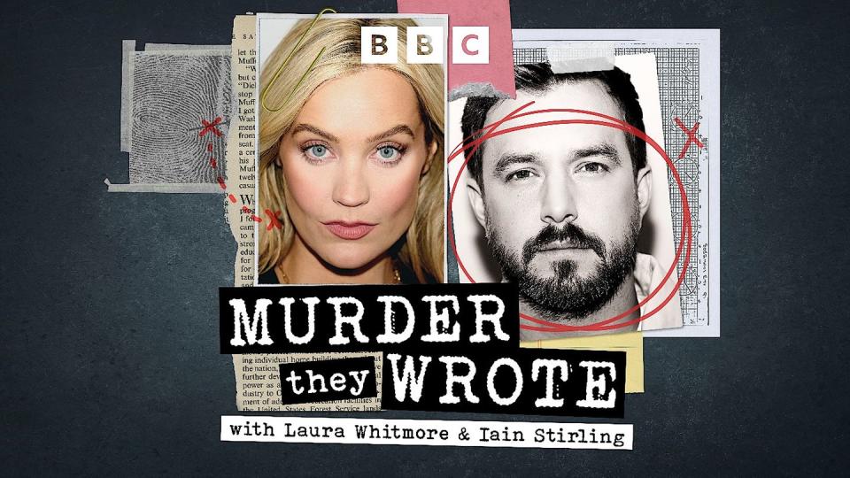 love island’s laura whitmore and iain stirling host murder they wrote podcast