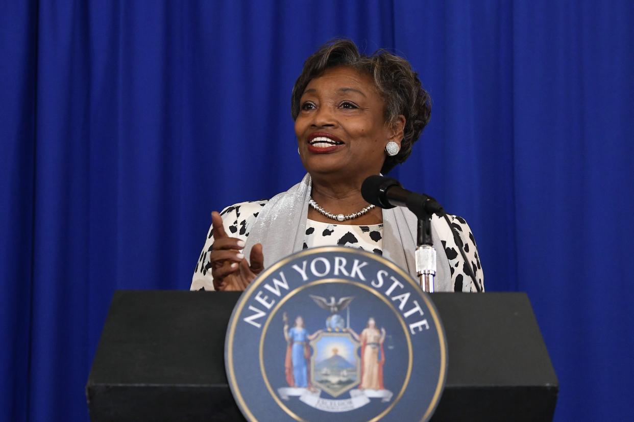 Senate Majority leader Andrea Stewart-Cousins (D-Yonkers)