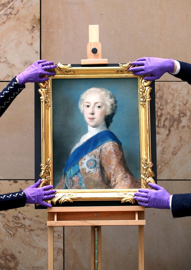 Painting of Bonnie Prince Charlie