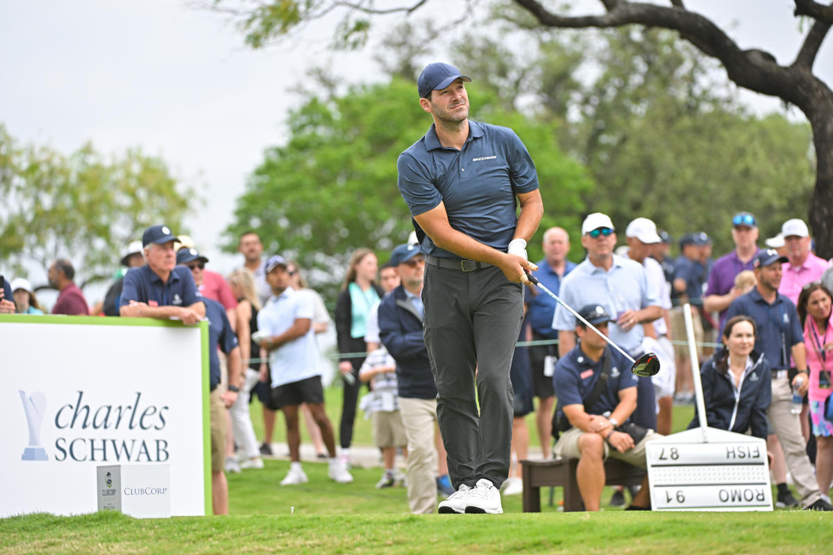 Tony Romo wins celebrity golf tournament in Irving