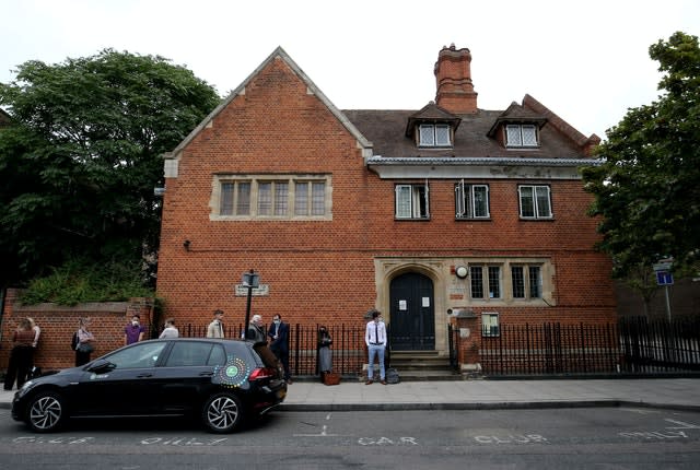 Poplar Coroner’s Court, London (Jonathan Brady/PA)