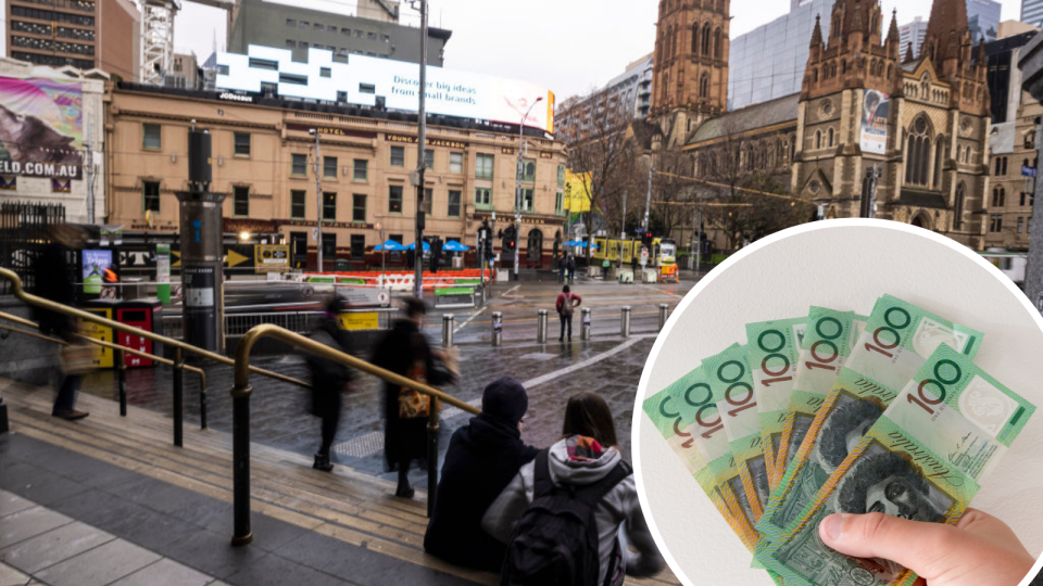 Image of Melbourne CBD, cash