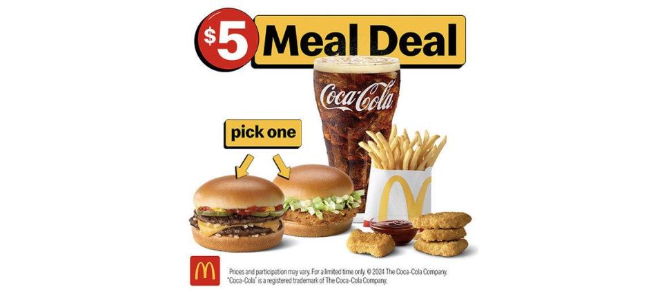 mcdonald's $5 meal deal