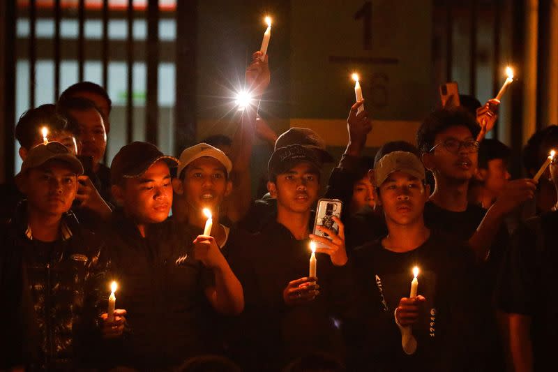 Aftermath of a fatal football stampede in Malang