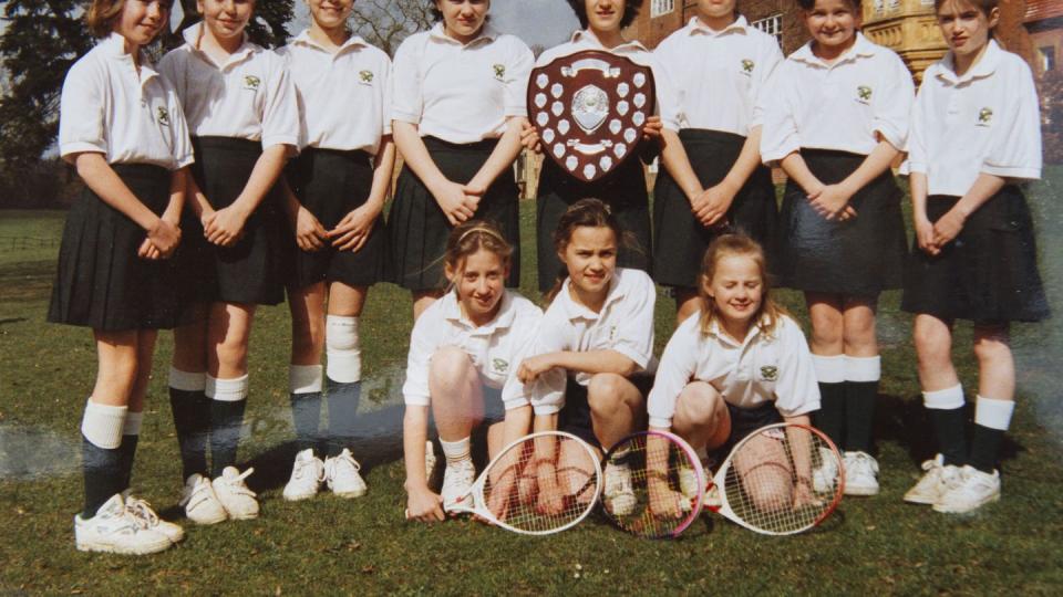 St Andrew's School Team Photo Of Kate Middleton