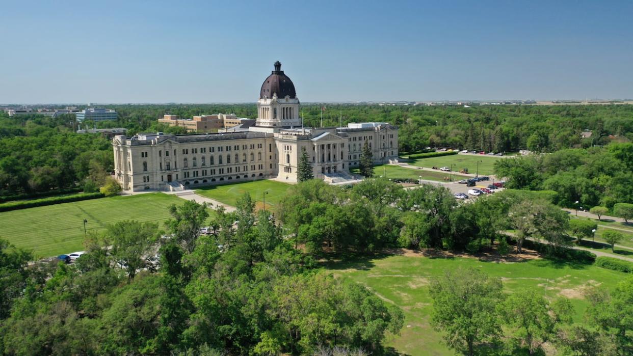 The Saskatchewan government is requiring students to receive parental permission to be able to use their chosen name and pronouns. (Cory Herperger/CBC - image credit)