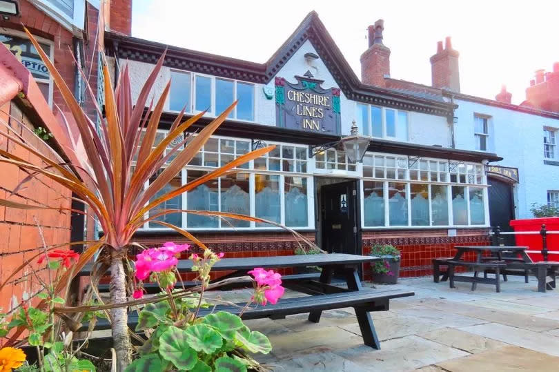 The Cheshire Lines pub in Southport