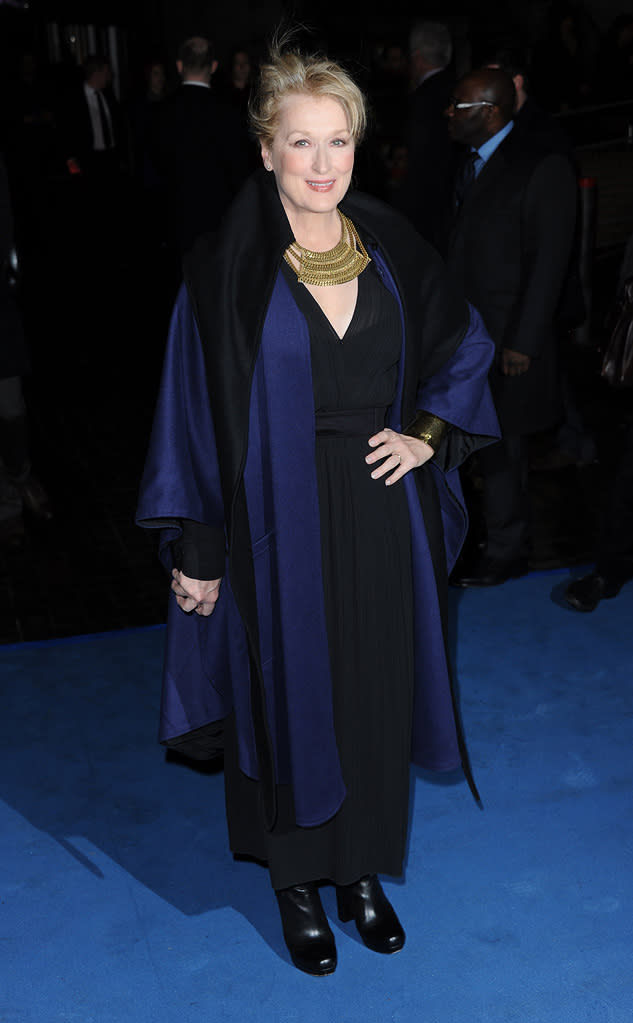 The Iron Lady 2012 London Premiere Meryl Streep