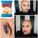 This makeup artist uses his favourite snacks as beauty inspiration