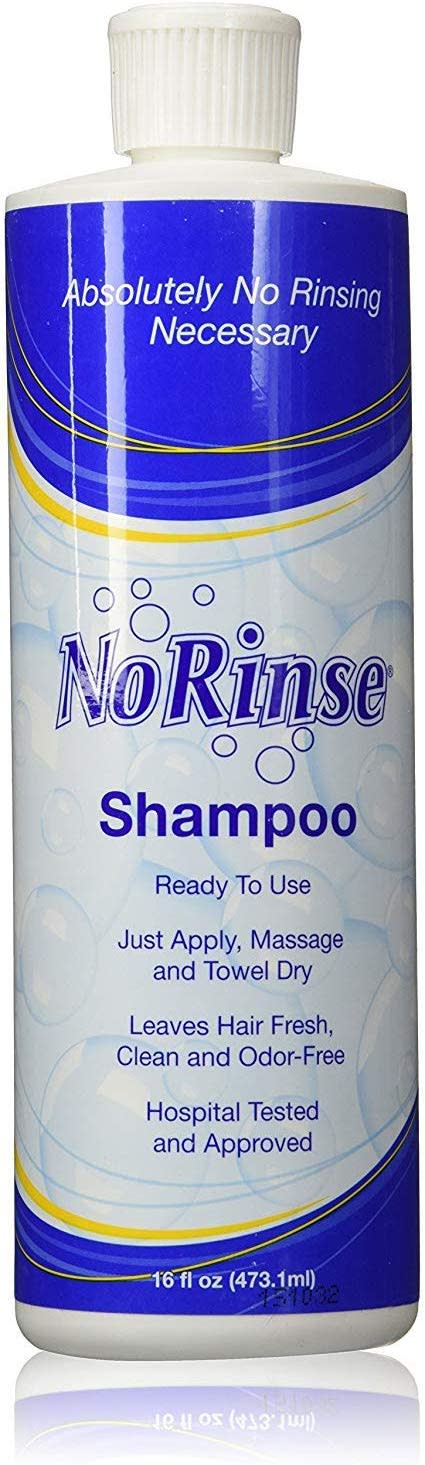 no rinse shampoo