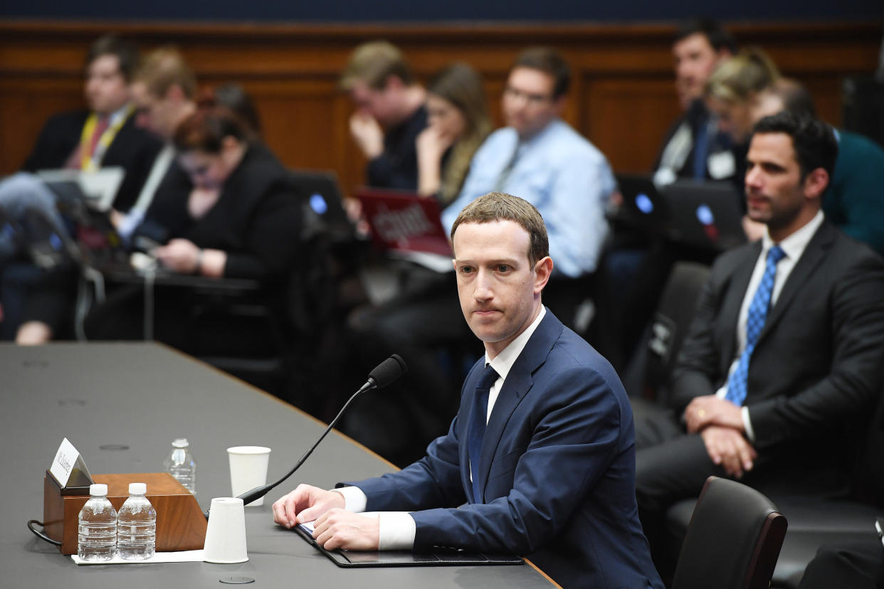 Facebook CEO Mark Zuckerberg appears&nbsp;at a House Energy and Commerce Committee hearing&nbsp;on Wednesday. His time on Capitol Hill this week led to many memes and&nbsp;edited images. (Photo: The Washington Post via Getty Images)