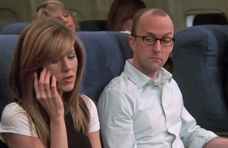 Jim Rash — who later went on to star in Community and Brooklyn Nine-Nine — appeared in the very final episode of Friends as a nervous plane passenger seated next to Rachel.  