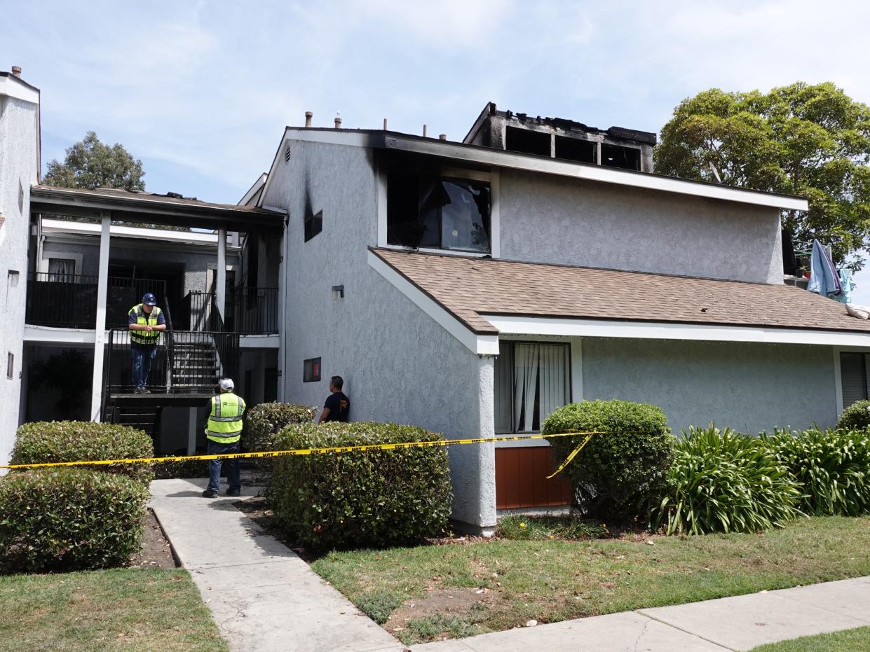 A fatal fire at an Oxnard condominium on Longfellow Way on Aug. 3, 2022, left two dead.