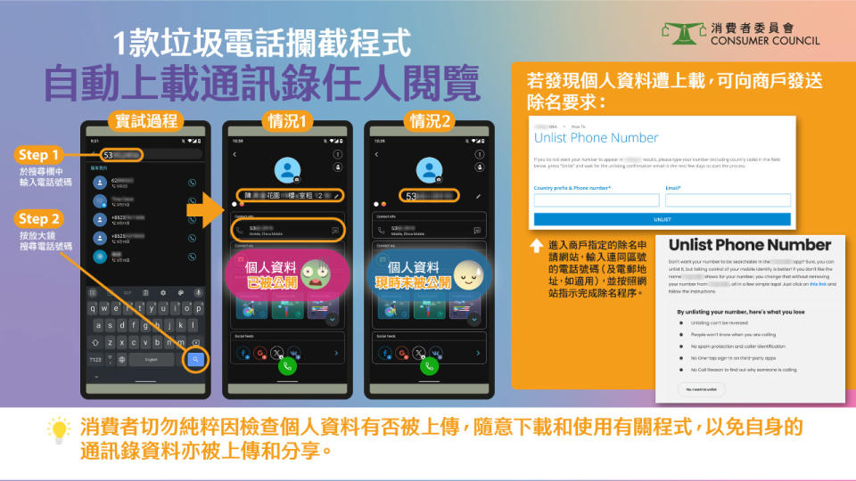 預防電騙反被騙個資？消委會調查 5 款廣告電話攔截 app，2 款會公開私人資料