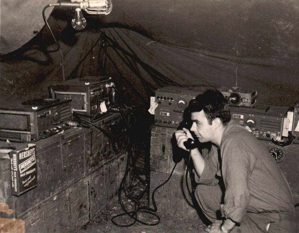 Cpl. Dean Preston during his service with the 927th Signal Battalion in the European theater.