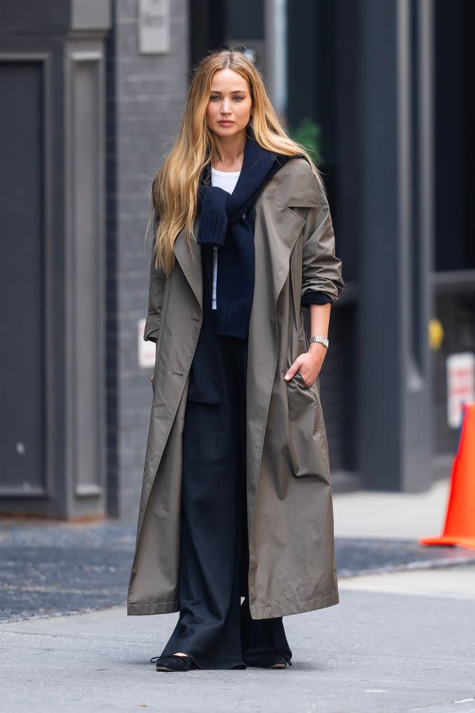 NEW YORK, NEW YORK - JUNE 28: Jennifer Lawrence is seen in SoHo on June 28, 2023 in New York City. (Photo by Gotham/GC Images)