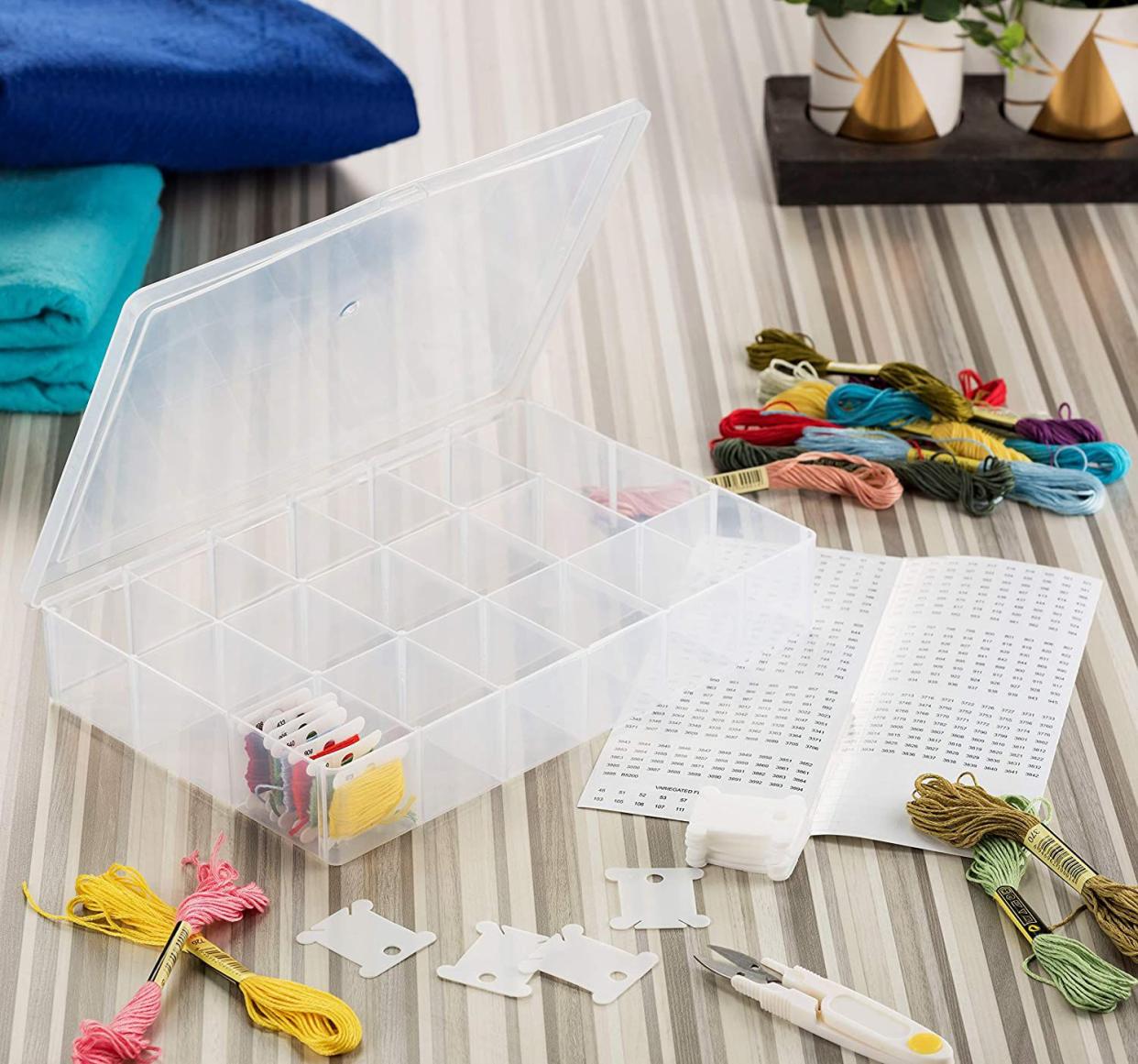 Kedudes Embroidery Floss Organizer Box