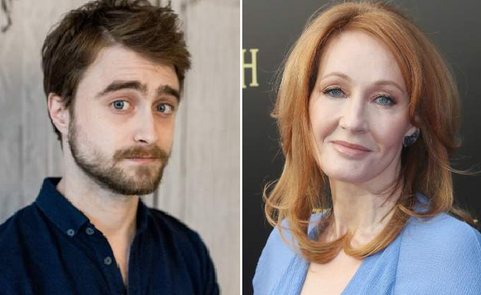Daniel Radcliffe y J.K. Rowling / Cortesía