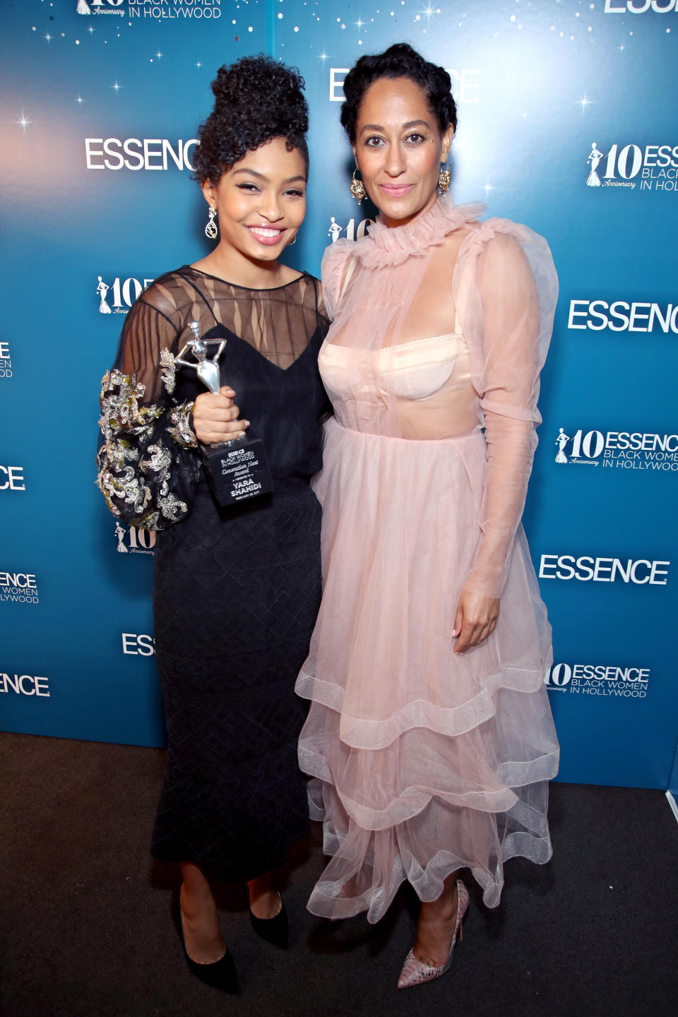 Yara Shahidi and Tracee Ellis Ross