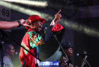 Jupiter and Okwess performs on stage. (PHOTO: Singapore GP)