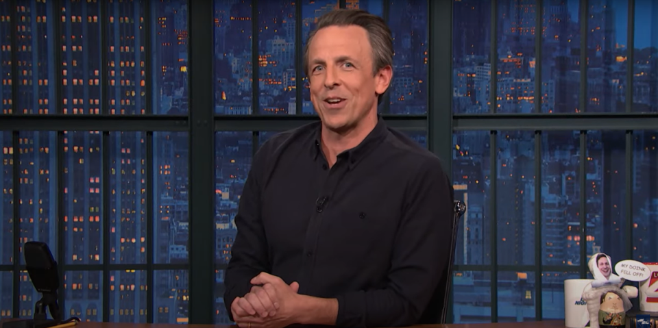 Seth Meyers found the size of the verdict hilarious (Late Night with Seth Meyers)