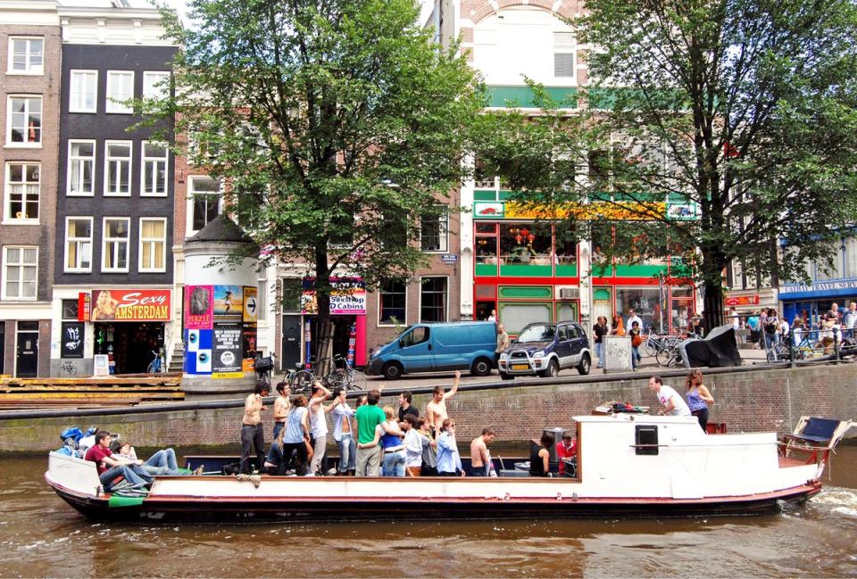 Amsterdam was expected to host almost 20 million tourists in 2023 (Getty)