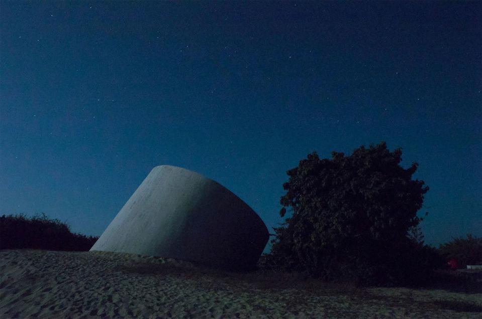 The Observatory at night.