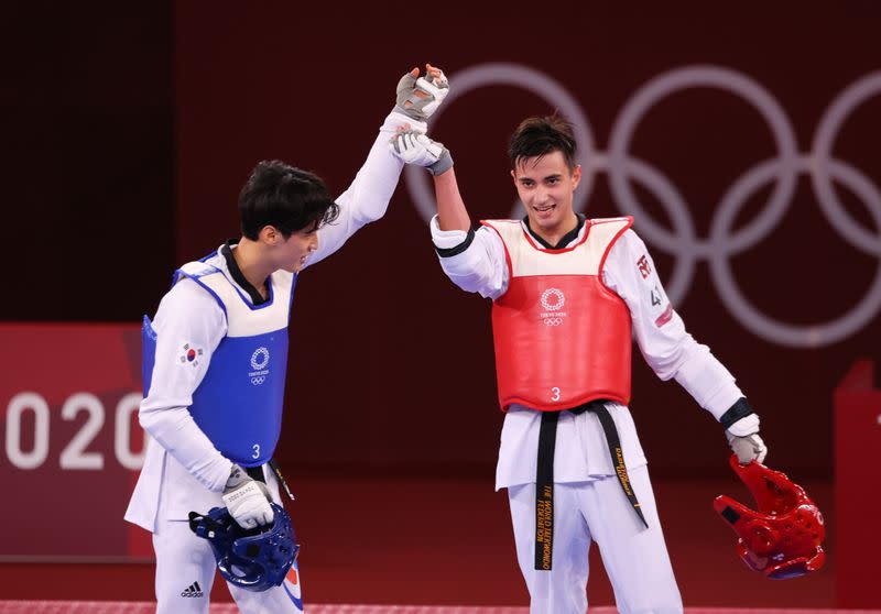 Taekwondo - Men's Featherweight 58-68kg - Last 16