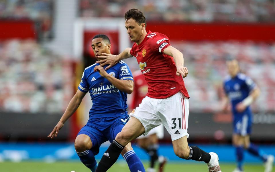 Pool Nemanja Matic of Manchester United and Youri Tielemans of Leicester City  - Telegraph/Pool