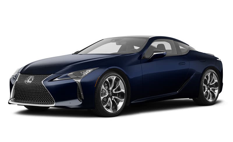 <p>caranddriver.com</p><p><a href="https://www.caranddriver.com/lexus/lc" rel="nofollow noopener" target="_blank" data-ylk="slk:Learn More;elm:context_link;itc:0;sec:content-canvas" class="link ">Learn More</a></p><p>Few coupes on the road today attract attention like <a href="https://www.caranddriver.com/lexus/lc" rel="nofollow noopener" target="_blank" data-ylk="slk:the curvaceous Lexus LC;elm:context_link;itc:0;sec:content-canvas" class="link ">the curvaceous Lexus LC</a>. Its concept-car styling generates more stares than anything this side of a Lamborghini, yet it's comfortable enough to be a daily driver. Beyond its movie-star looks, the LC500 delivers the goods with a 471-hp naturally aspirated 5.0-liter V-8 that sounds more NASCAR than grand tourer. In our testing, it hit 60 mph in 4.6 seconds. There's a hybrid version, too: <a href="https://www.caranddriver.com/reviews/a14498342/2018-lexus-lc500h-hybrid-test-review/" rel="nofollow noopener" target="_blank" data-ylk="slk:the LC500h;elm:context_link;itc:0;sec:content-canvas" class="link ">the LC500h</a>. We saw 30 mpg in our highway fuel-economy test, which is less than its EPA estimate of 35 mpg. With one of the best coupe cabins available, however, the Lexus LC is a rare coupe that combines luxury, style, and performance in a way that makes you feel special every time you get behind the wheel.</p>