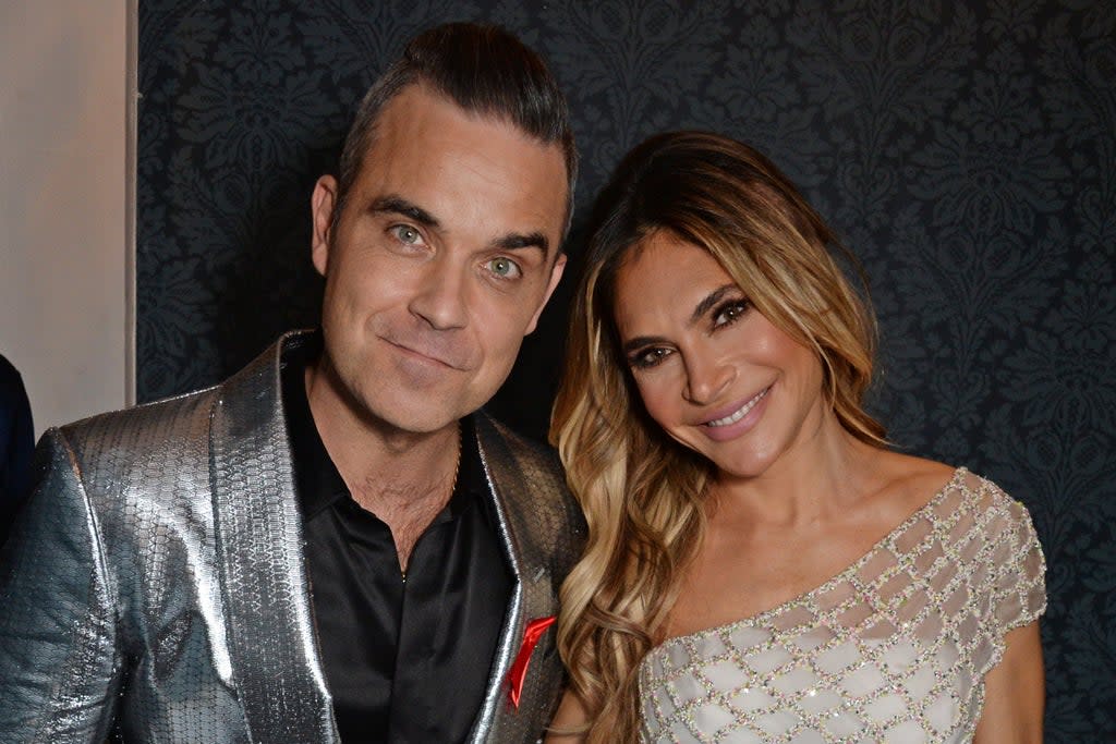 Robbie Williams and his wife Ayda Field  (Dave Benett/Getty Images)