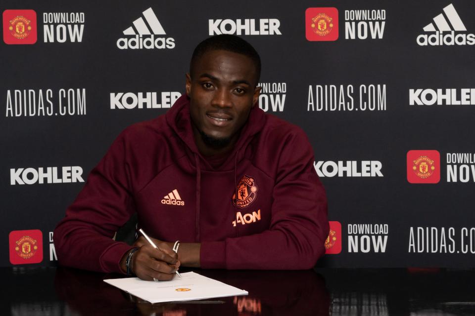 <p>Eric Bailly has signed a new contract at Manchester United</p> (Manchester United via Getty Imag)