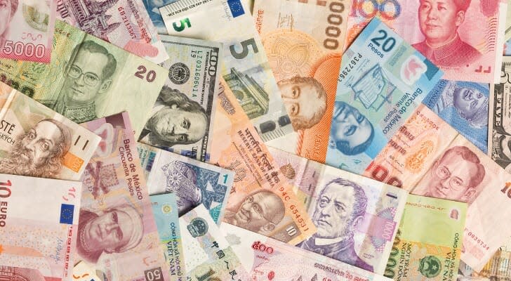 Various foreign currencies