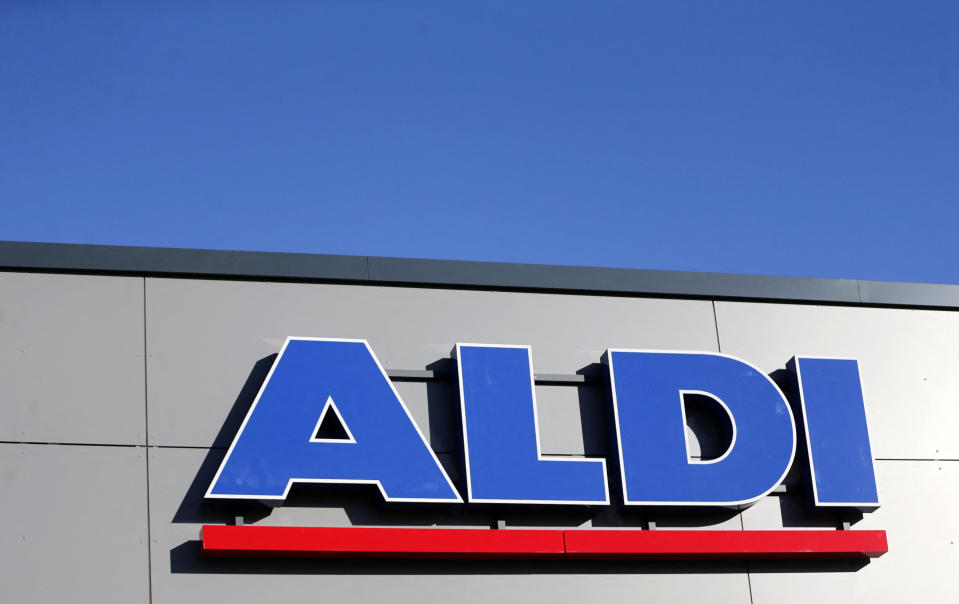 An ALDI Nord store is seen in Luenen, western Germany, on March 5, 2021. - The German discounter Aldi starts to sell Corona rapid tests throughout Germany from February 27, 2021. The sales quantity per customer will be limited to one pack, so that as many customers as possible can benefit, Aldi Nord and Aldi Sued announced on March 5. (Photo by LEON KUEGELER / AFP) (Photo by LEON KUEGELER/AFP via Getty Images)