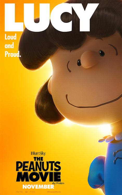 Lucy 'Peanuts' movie poster