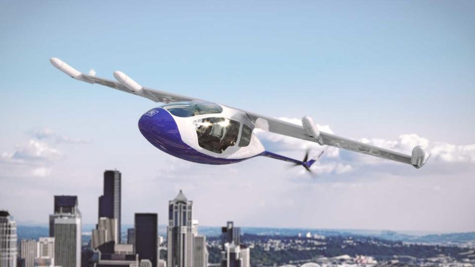 The flying taxis from Airbus and Uber may have some fresh competition, albeit