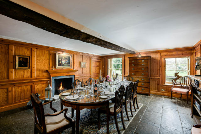 The former family home of Jacob Rees-Mogg in the village of Hinton Blewett, for sale at &#xc2;&#xa3;2.75 million. See SWNS story SWLNhouse. Jacob Rees-Mogg&#xe2;&#x0020ac;&#x002122;s former family home is up for sale with a &#xc2;&#xa3;2.75 million price tag. The Rees-Mogg family moved in to the idyllic country spread in Somerset in 1978, giving the future Tory MP and cabinet minister a lavish home to grow up in.  The eight-bedroom property in the picture postcard village of Hinton Blewett, has also more recently been home to  om Alexander, the CEO of Orange and T-mobile and the founder of Virgin Mobile. He lived at the Grade II Listed property for 20 years, even renting it out for a year to Irish pop band The Corrs.