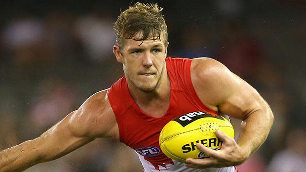 Parker was a ball magnet against Collingwood, grabbing 40 touches and orchestrating the Swans attack.