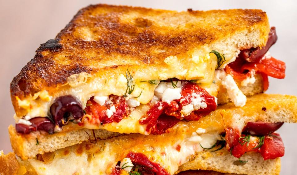 Greek Grilled Cheese