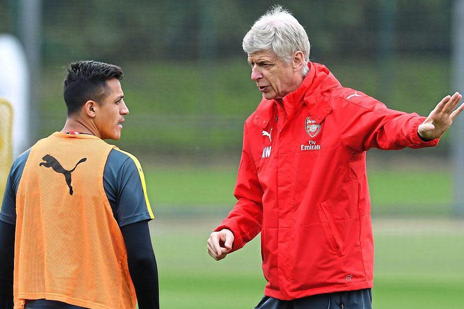 Gunning for glory: Arsene Wenger believes Alexis Sanchez can launch Arsenal into the Champions League: Arsenal FC via Getty Images