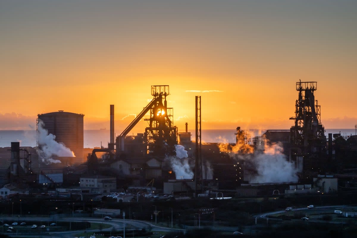 Tata Steel said it was ‘not feasible or affordable’ to adopt a union plan to keep the furnaces open (Getty)